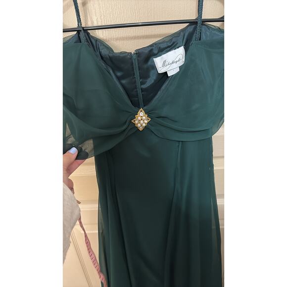 Michael Angelo VINTAGE green dress - Picture 2 of 12